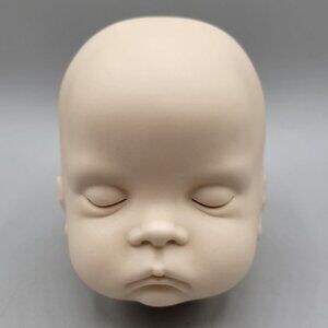 Sugar Britches Porcelain Bisque Doll Head Blank by Boots Tyner